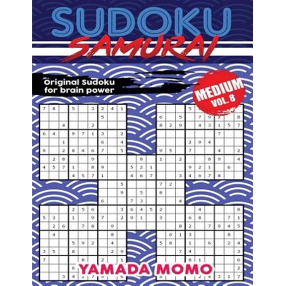 Medium Level Sudoku Samurai for Brain Power: Sudoku Samurai Medium: Original Sudoku For Brain Power Vol. 8: Include 500 Puzzles Sudoku Samurai Medium Level (Paperback)