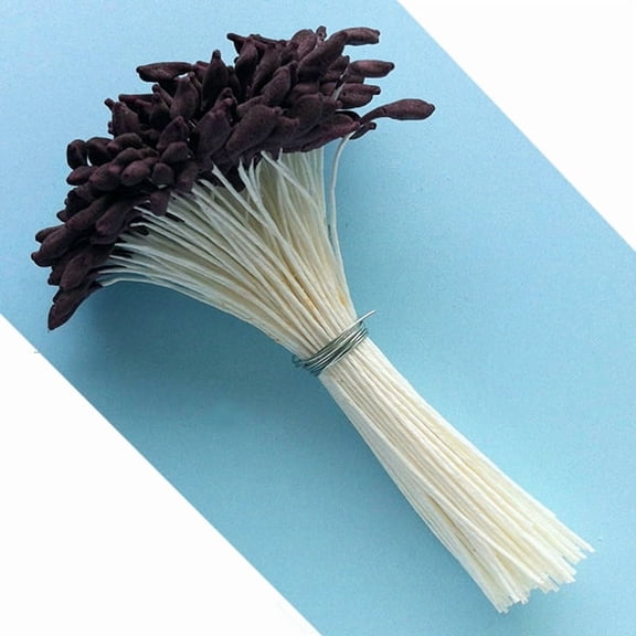 Medium Lily & Peony Flower Stamens (Brown)