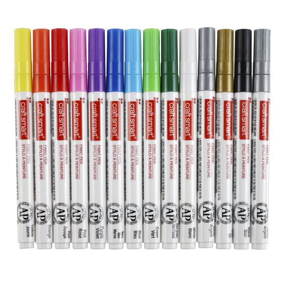 Medium Line Tip Paint Pen Set by Craft Smart 14ct
