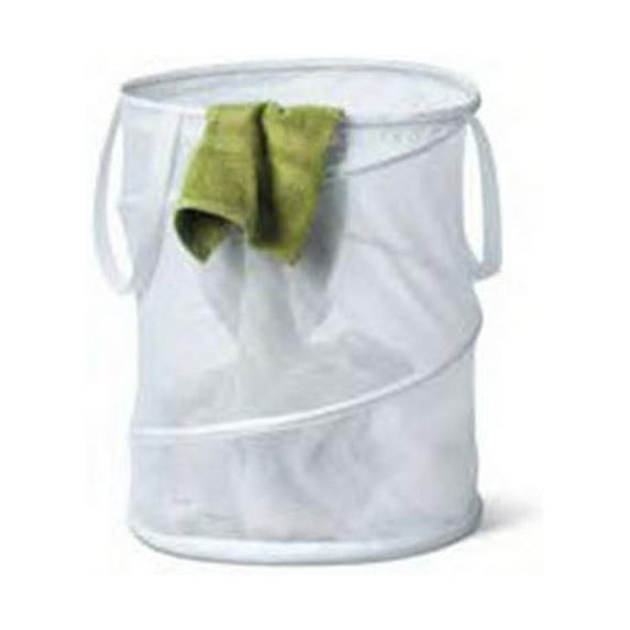 Medium Mesh Pop Open Hamper - Black