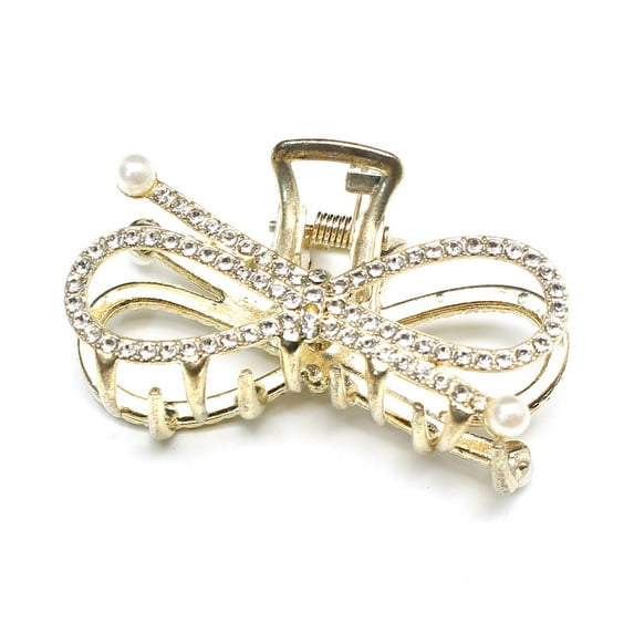 QinGoo Medium Metal Hair Claw Clip for Women bijou Hair Accessory 1 Count, 3 Inch