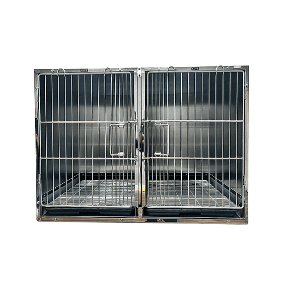 Medium Modular Stainless Steel Cage Bank