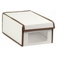 thumbnail image 1 of Medium Natural Canvas Window Shoe Box, 1 of 1