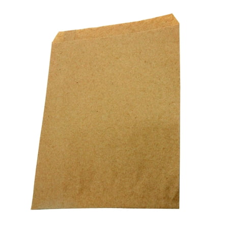 Medium Natural Kraft Paper Merchandise Bags - 8½”W x 11”H - Case of 1000