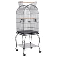 thumbnail image 1 of Medium Open Top Parrot Cage for Cockatiels Conures Green Cheek Parakeets with Rolling Stand, 1 of 7