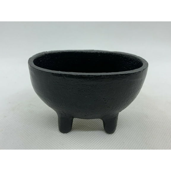 Medium Oval Cast Iron Cauldron 4" Long