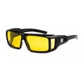 thumbnail image 1 of Medium POLARIZED Sunglasses FIT OVER Prescription RX Eye glasses Men or Women, 1 of 5