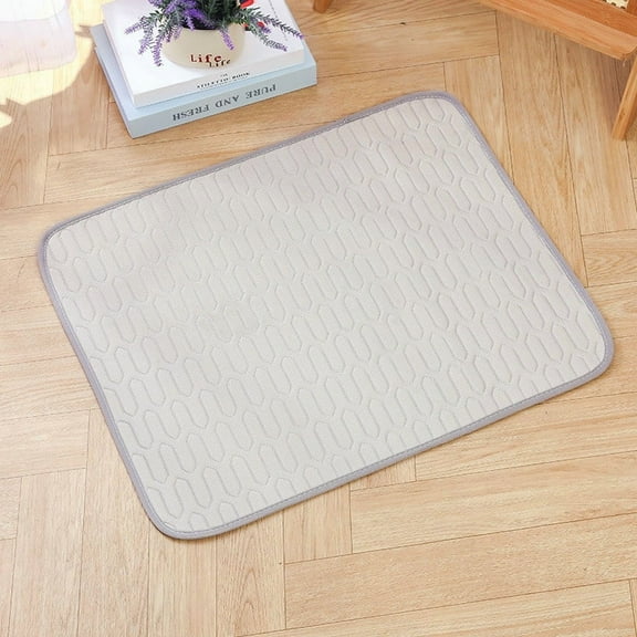 Medium Pet Cooling Mat Summer Ice Silk Comfort Pad 50x40cm Dog Cat Cooling Bed Mattress Gel-Infused Anti-Heat Pad for Medium Pets Sofa Bed Summer Essential
