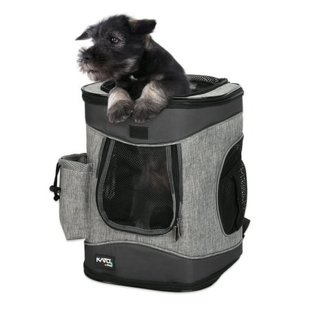 Medium Pet Travel Backpack Carrier for Dogs Cat Animal Puppy, Breathable Mesh Net Removable Sherpa Bed Outdoor Carrier f