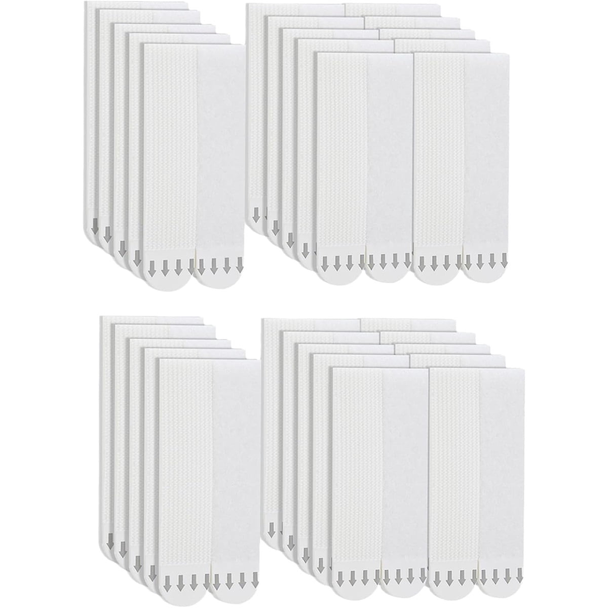 Medium Picture Hanging Strips 40-Pairs(80 Strips) Heavy Duty, Picture mounting Strips,Removable Hook and Loop Tape,Perfect for Wall Art Hanging Frames, Posters and Christmas Decorations