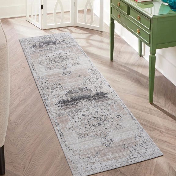 Medium Pile, Stain-Resistant Rug - Comfortable in High-Traffic Hallways