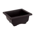 thumbnail image 1 of Medium Plastic Bonsai Pots, Square Bonsai Training Pots, Tree Flower Succulent Plant Growing Pot Container for Garden, Indoor, Home Decorative(6.7"x6.7"x3.2"), 1 of 6