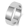 thumbnail image 1 of Medium Platinum 950 6mm Flat Men/Women Wedding Band/Ring, 1 of 1