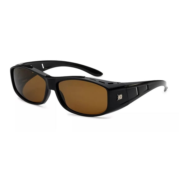 Medium Polarized Sunglasses FIT OVER Prescription RX Eye glasses for Men Women