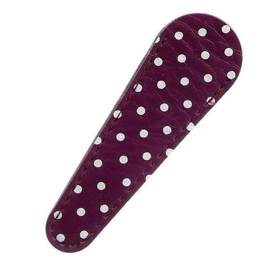 Medium Polka Dot Embroidery Scissors Sheath Purple