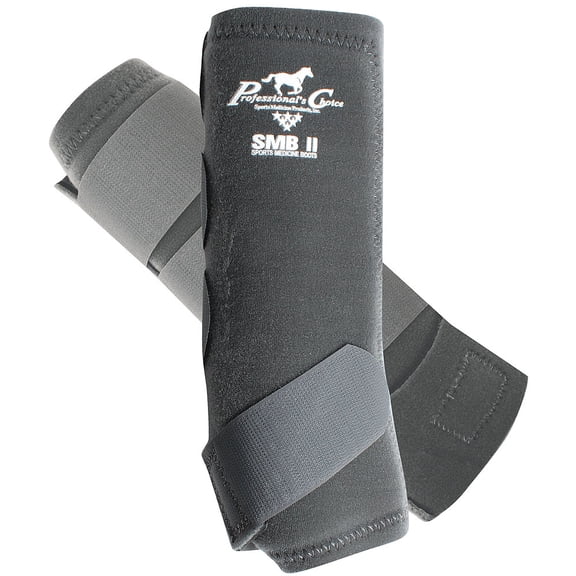 Medium Professional Choice Smb 2 Front Rear Horse Sports Boots Charcoal