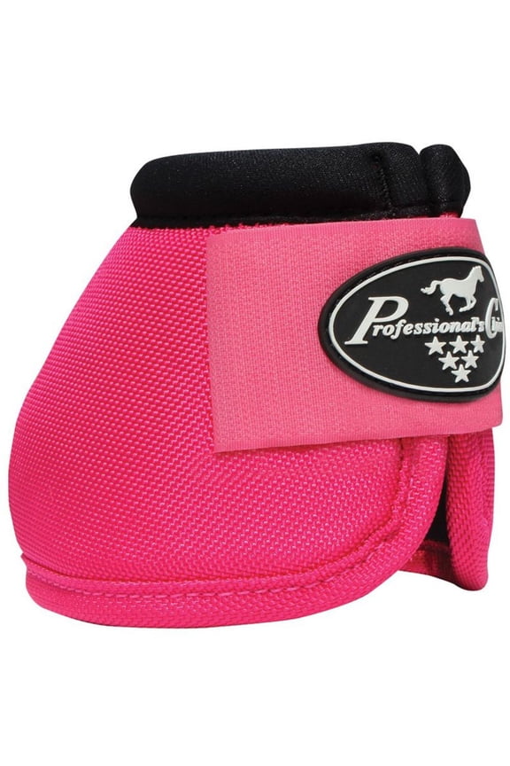 Medium Professional Choice Tack Ballistic Overreach Horse Bell Boots Raspberry