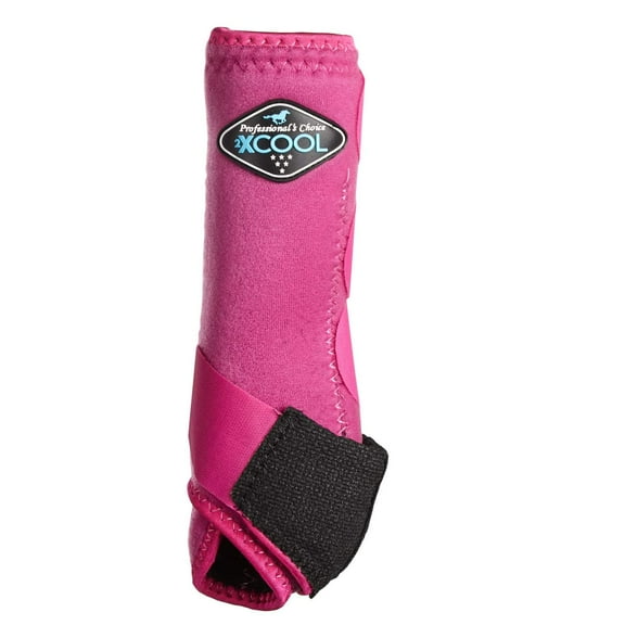 Medium Professionals Choice 2XCool Horse Sports Boots 4 Pack Raspberry