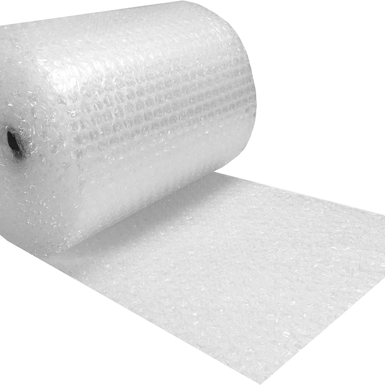 Medium Punched Bubble Wrap - 5/16 inch, 24 inches x 100 feet long, transparent