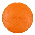 thumbnail image 1 of Medium Puppy Flyer Flexible Soft Catch Rubber Frisbee Durable Dog Toy - Orange, 1 of 1