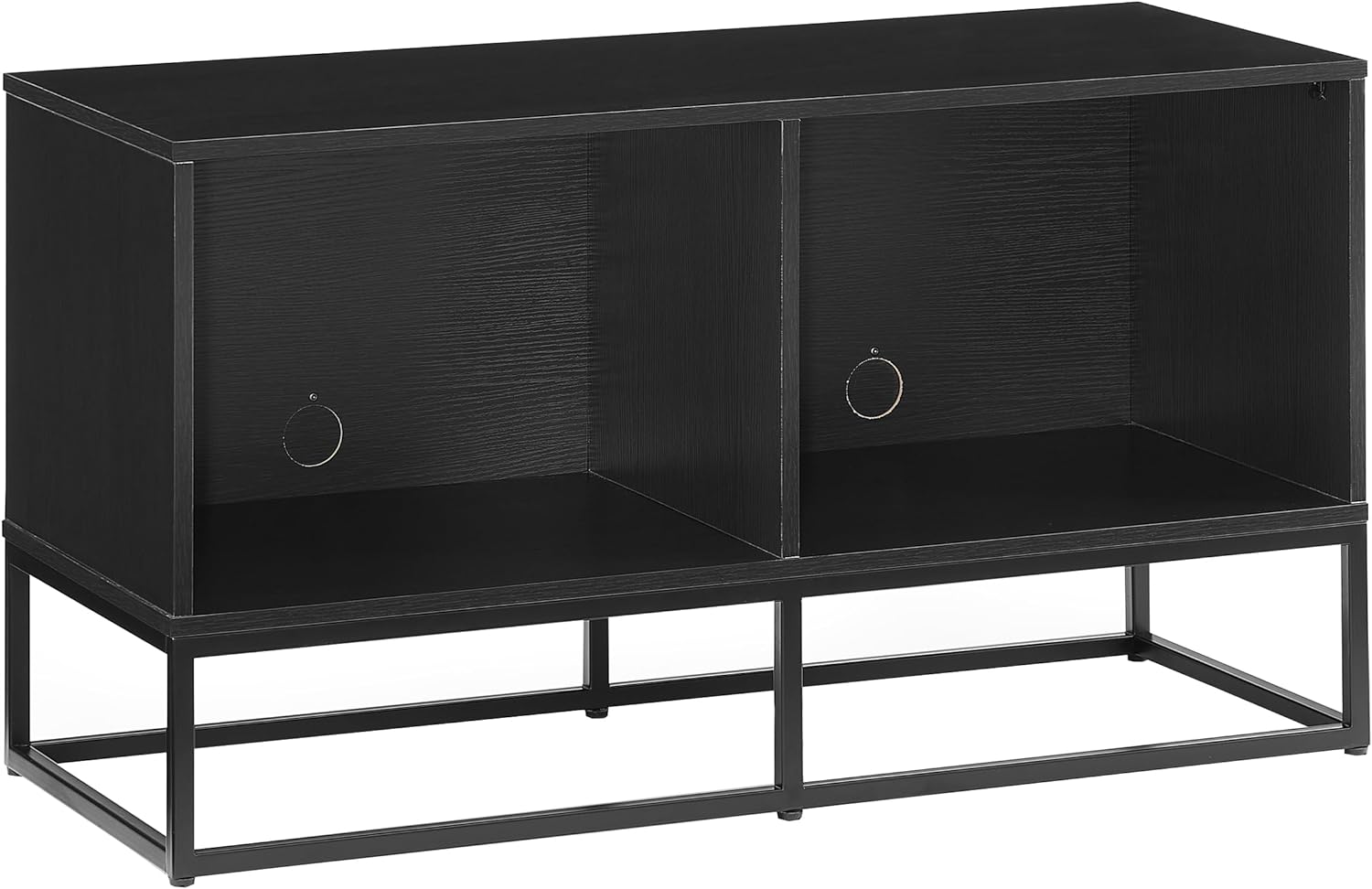 Medium Record Storage Media Console, Black