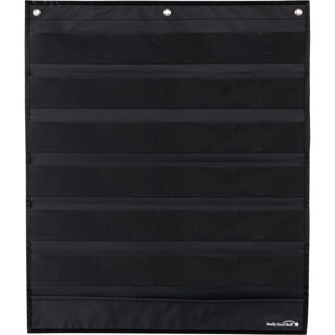 Medium Rectangle Pocket Chart Black - Black [165851BK] - Walmart.com