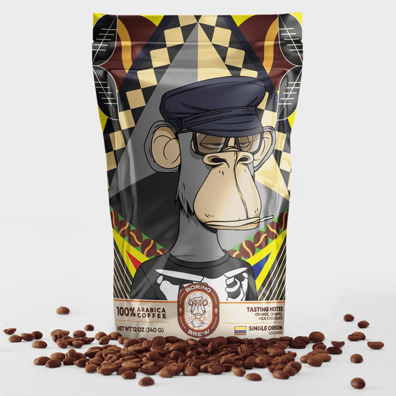 Fresh Roasted Medium Roast Coffee | Colombia | BAYC #2253 | 12oz Bag