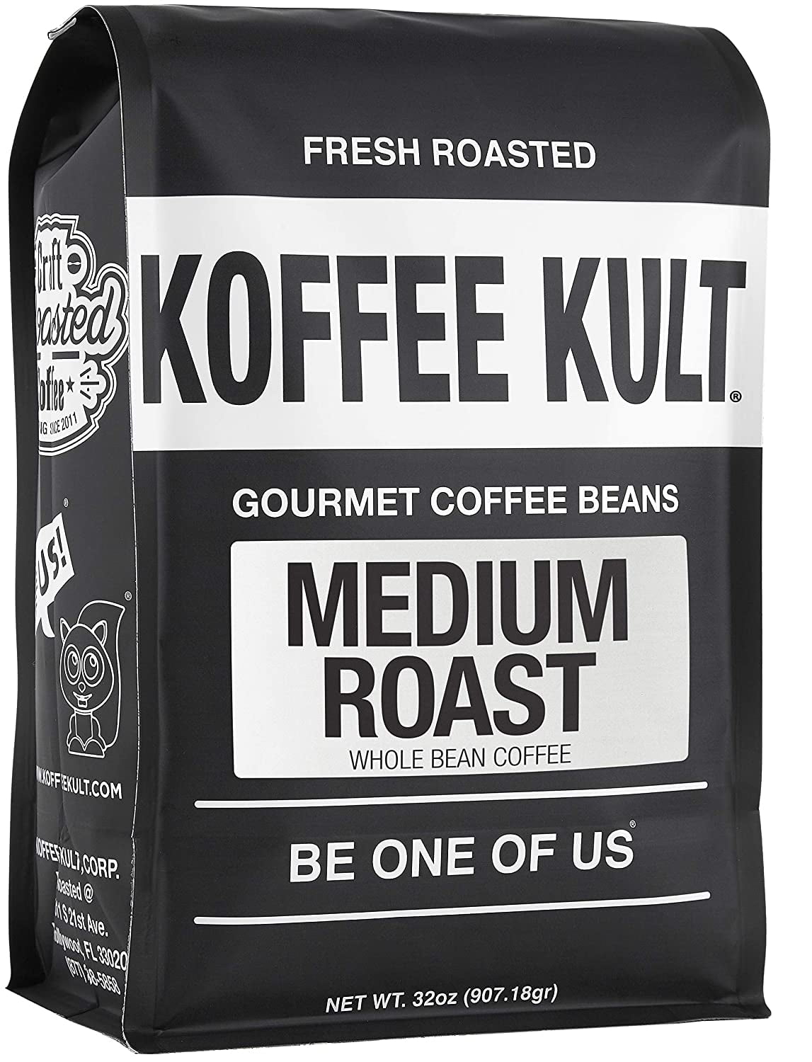 Medium Roast Whole Bean Coffee 32oz, Premium Arabica Beans, Balanced