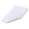 thumbnail image 1 of Medium Rubber Bath Safety Mat By Slipx Solutions: White In-Tub Suction Cup Mat, 1 of 6