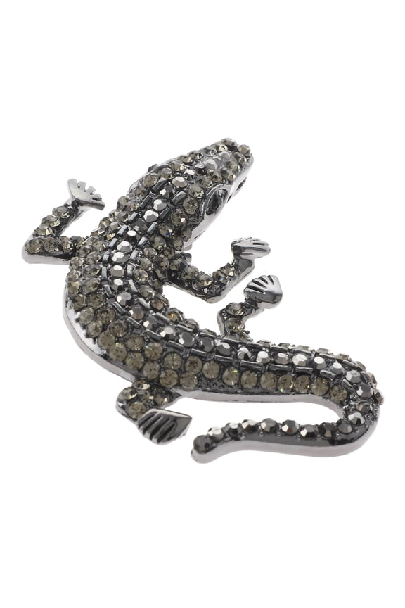 Medium Size Crystal Alligator Pin
