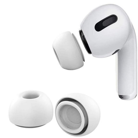 Medium Size Only Replacement Earbud Tips Covers for AirPods Pro & Airpods Pro 2nd Generation (6 Pairs - 12 Pieces)