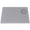 thumbnail image 1 of Medium-Sized, Memory Foam Bath Mat in Pewter, 1 of 2