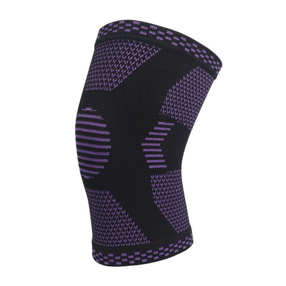 Medium-Sized Silicone-Infused Knee Brace, Breathable Knitted Compression Sleeve with Enhanced Patella Support for Running, Jogging, Sports, and Daily Joint Protection, for Adults a
