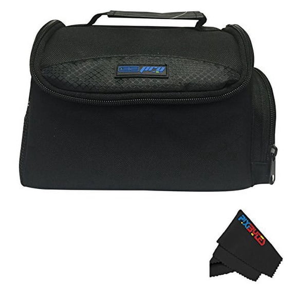 Medium Soft Padded Digital SLR Camera Travel Case/Bag with Clip-on Detachable and Adjustable Strap