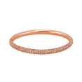 thumbnail image 1 of Medium Stone Bangle - Rose Gold, 1 of 4