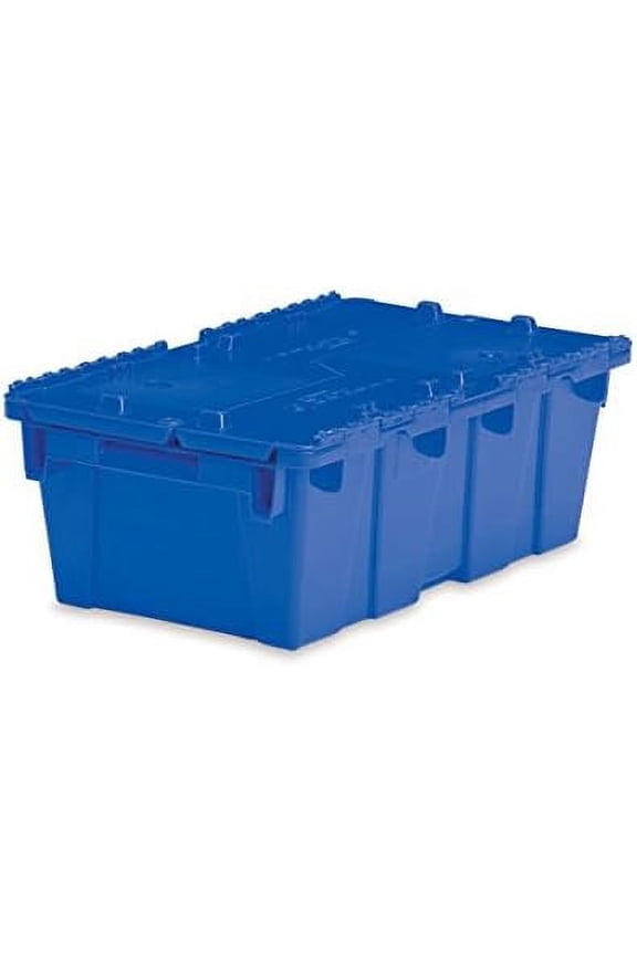 Medium Storage Tote with Lid 19.7"L x 11.8" W x 7.3"H - Blue