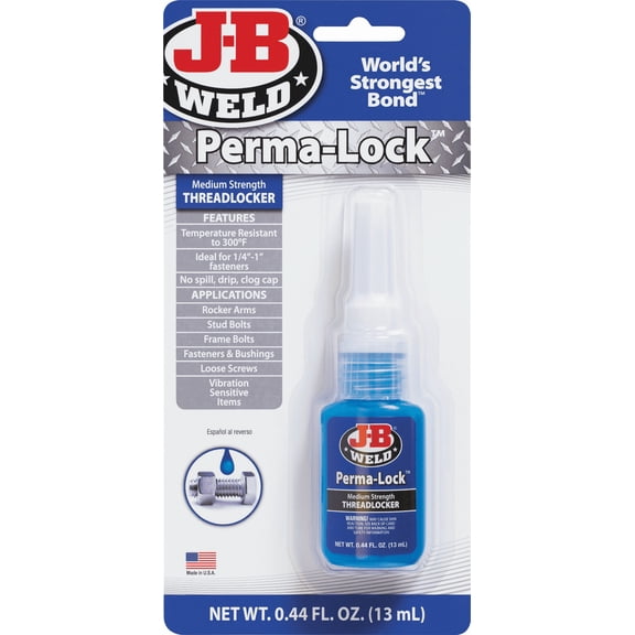 Medium Strength Perma-Lock Threadlocker - Single Pack Residential Use, Standard Application