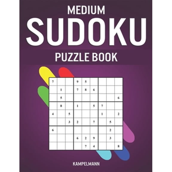 Medium Sudoku Puzzle Book: 250 Medium Level With Answers - Large Print (Paperback)(Large Print)