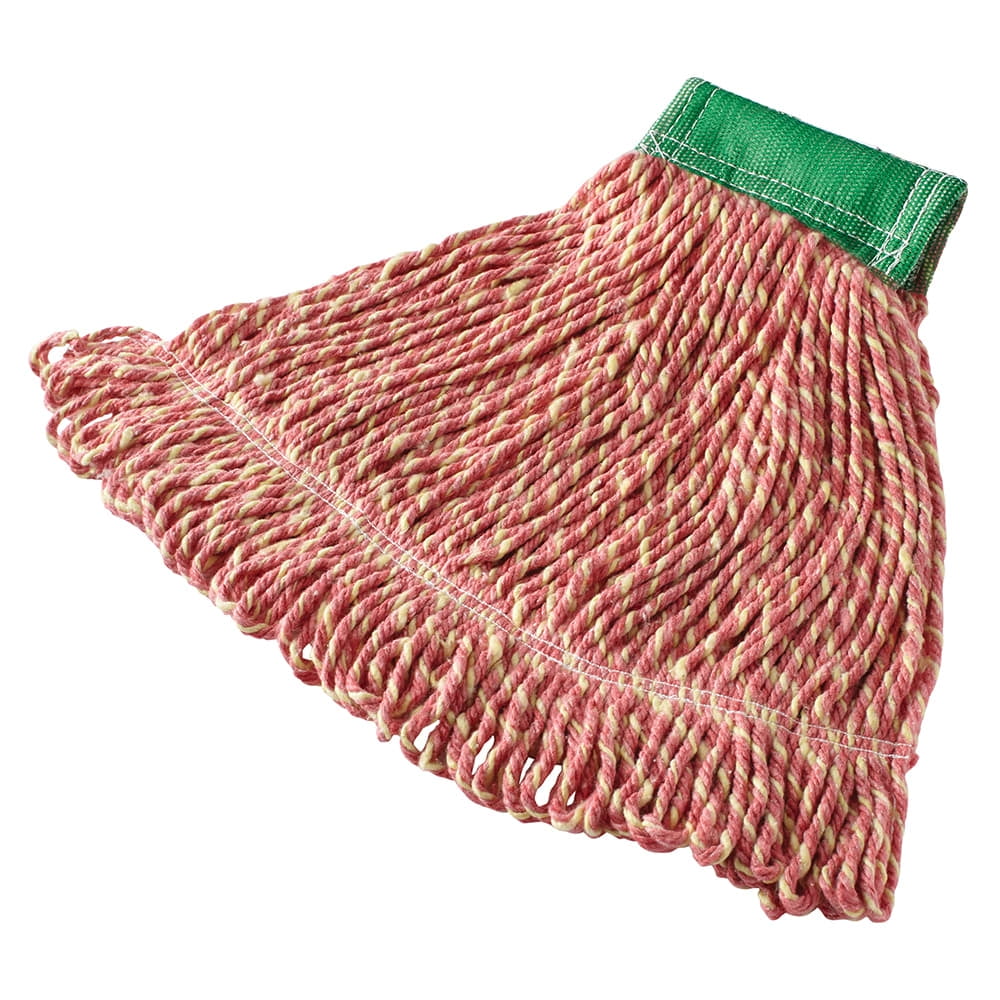 Medium+Super+Stitch%c2%ae+Mop+Head+-+4+Ply+Cotton%2fSynthetic+Blend%2c+5%22+Headband%2c+Red