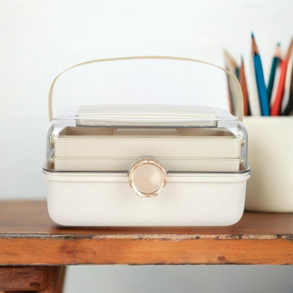 Medium Taupe Storage Box by Artist's Loft - Store - Organize - and Transport Art and Crafting Supplies - 1 Pack