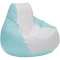 Medium Teardrop Marine Bean Bag White/Iceblue