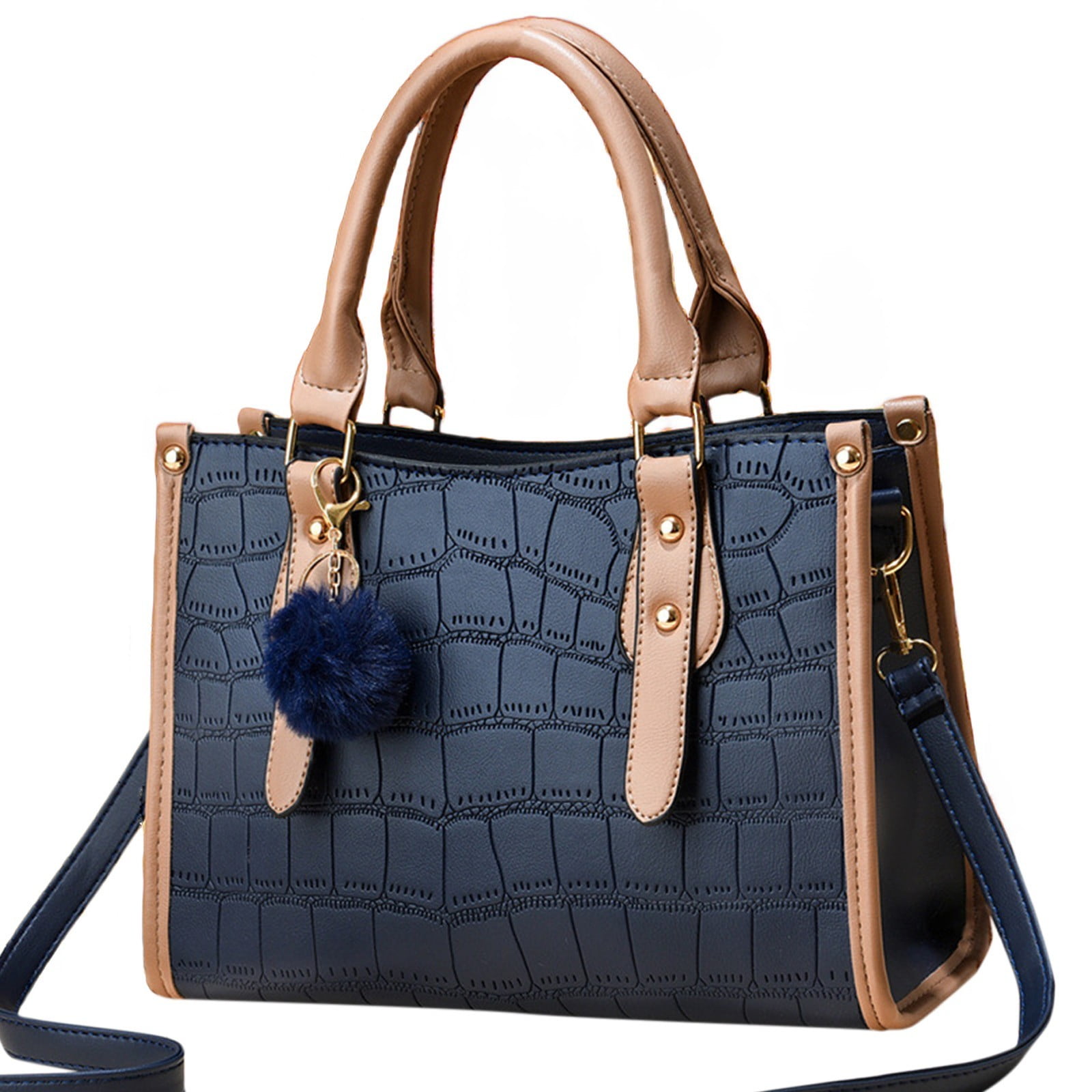 Medium Tote Bag for Women Laptop Tote Bag Vintage Work Bags Top-handle Purses with Adjustable Strap