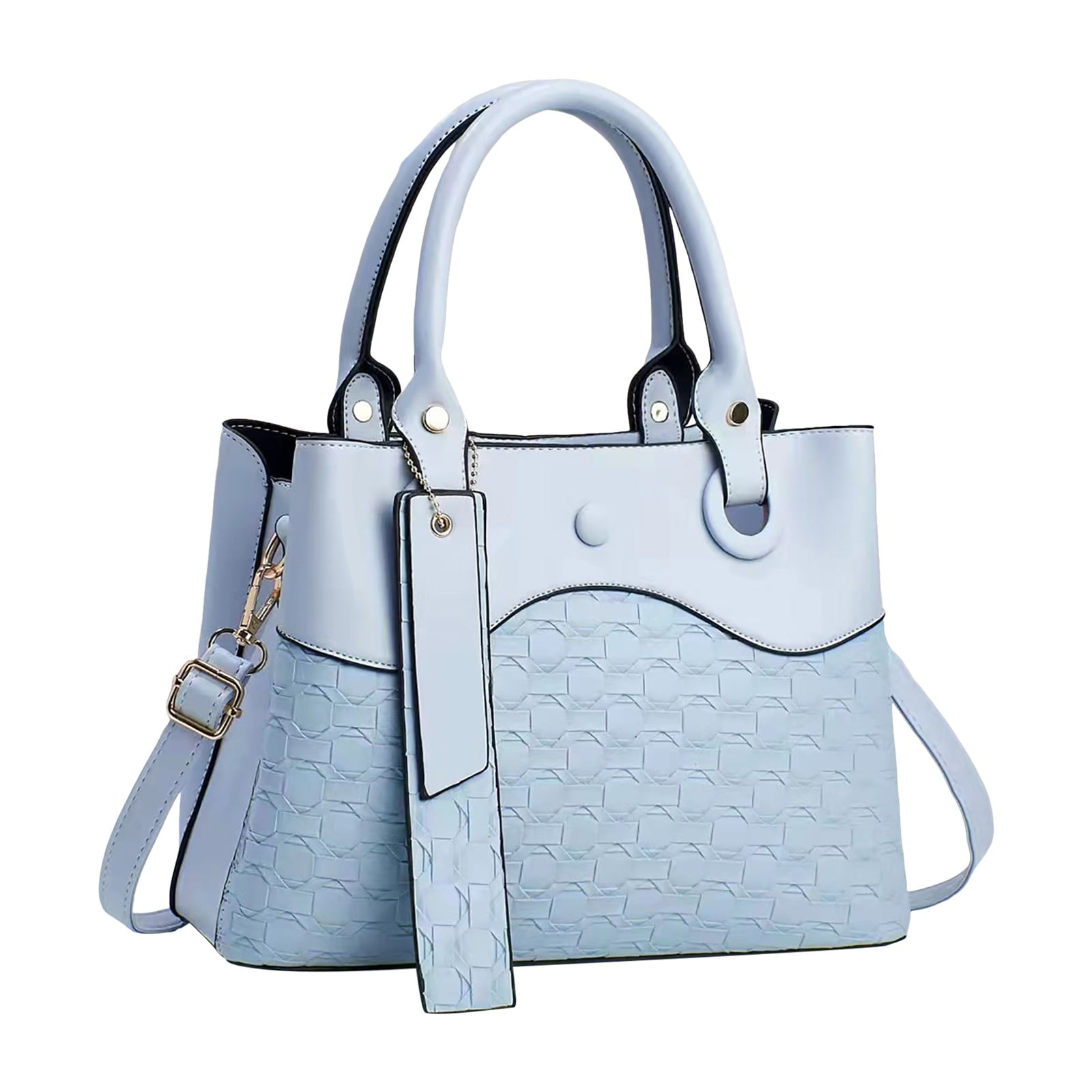 Medium Tote Bag for Women Purse Satchel Handbags PU Leather Top-handle with Adjustable Strap