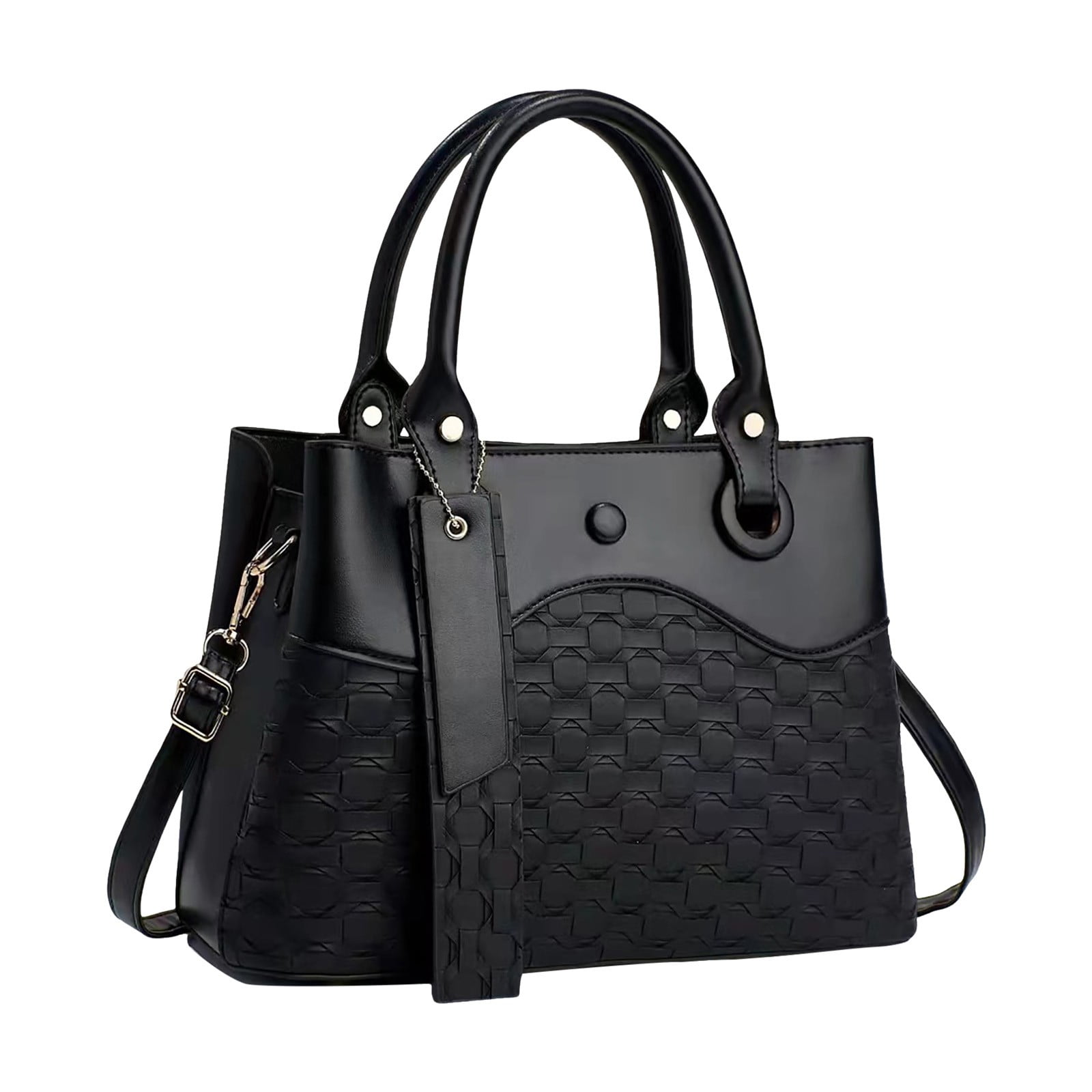 Medium Tote Bag for Women Purse Satchel Handbags PU Leather Top-handle with Adjustable Strap