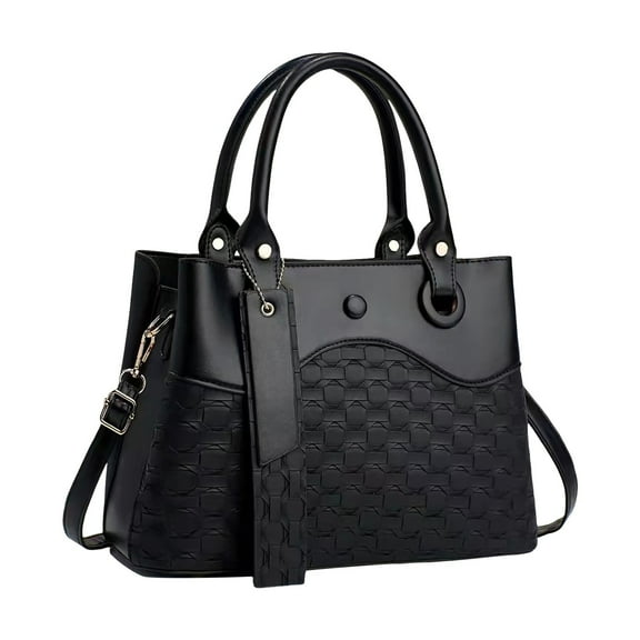 Medium Tote Bag for Women Purse Satchel Handbags PU Leather Top-handle with Adjustable Strap