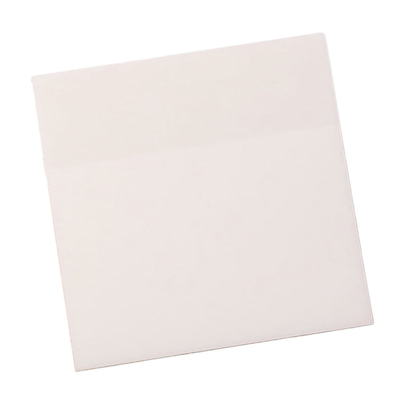 Medium Transparent Sticky Notes, 50-Page Pad for Document Marking, Frosted PET for Clear Visibility, Repositionable adhesive for Flexible Use, Ideal for Indexing and Scheduling