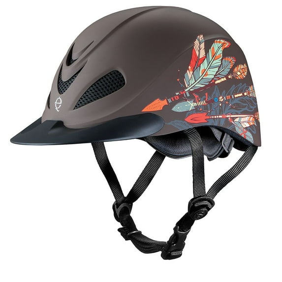 Medium Troxel Sure Fit Pro Duratec Matte Finish Horse Riding Helmet Arrow