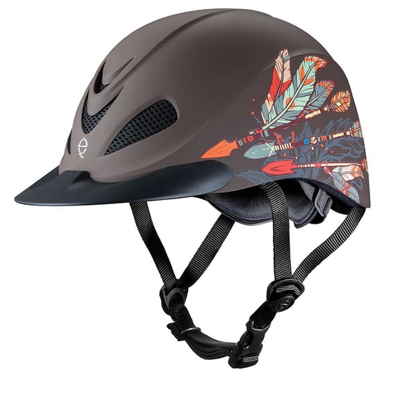 Medium Troxel Sure Fit Pro Duratec Matte Finish Horse Riding Helmet Arrow