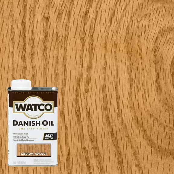 Medium Walnut, Watco Danish Oil - 65951, Pint