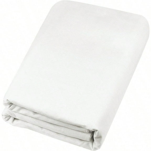 Medium Weight 100 Cotton Muslin Fabric: 59 inch x 10 Yards Bleached Muslin Linen Fabric Material for Sewing Material Apparel Cloth
